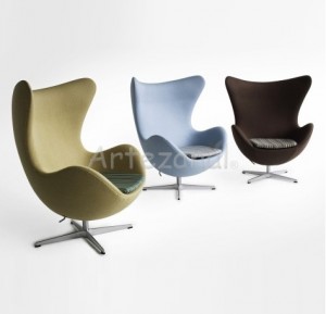 Poltrona, Cadeira Egg Designer Arne Jacobsen 4