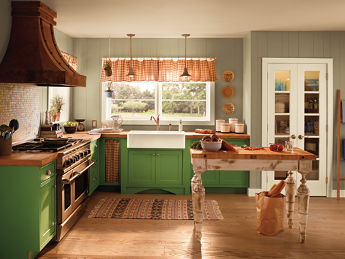 Resultado de imagem para decoração cor verde na cozinha