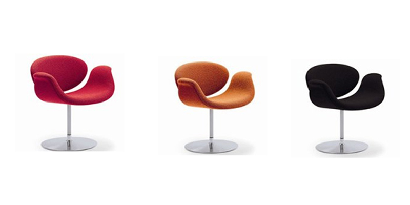 Cadeiras Tulipa do designer Pierre Paulin