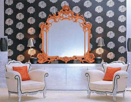 Espelho barroco na decoração