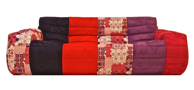 Estofados estampados e coloridos da coleção Oruga