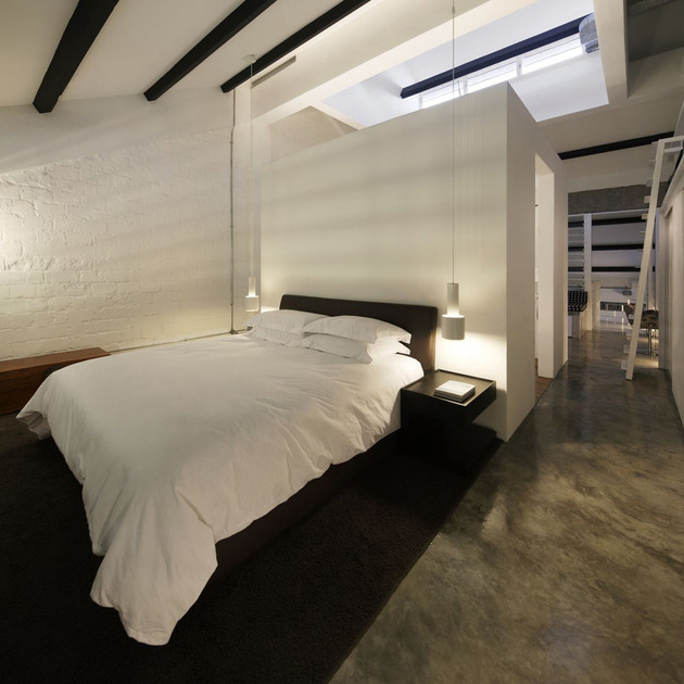 Os quartos são minimalistas mas cheios de conforto