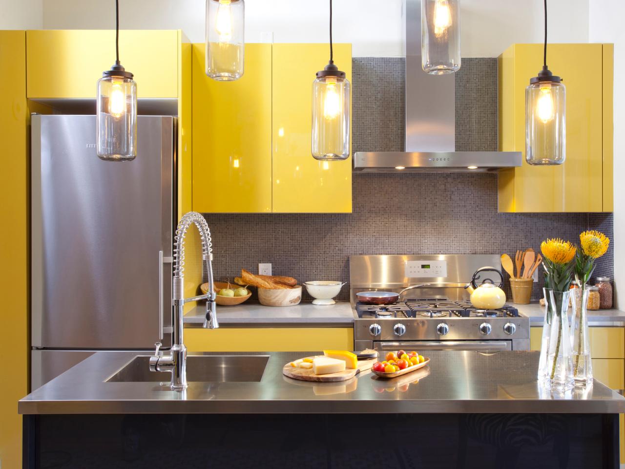 Amarelo é perfeito na cozinha