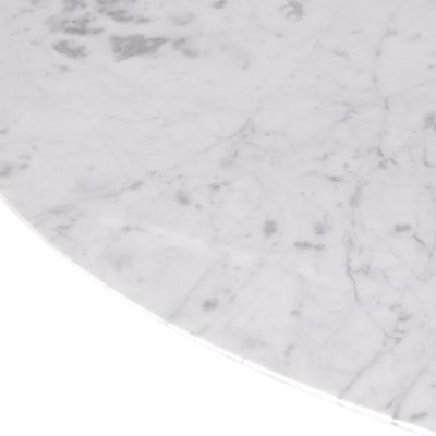 Mesa Saarinen Tulipa Jantar Oval (90X160x73cm) Carrara Venatino