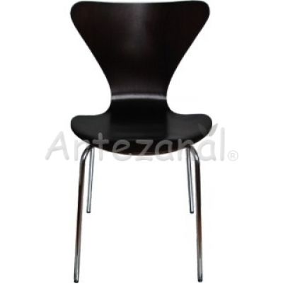Cadeira Jacobsen Acrilica (Ao Cromado)