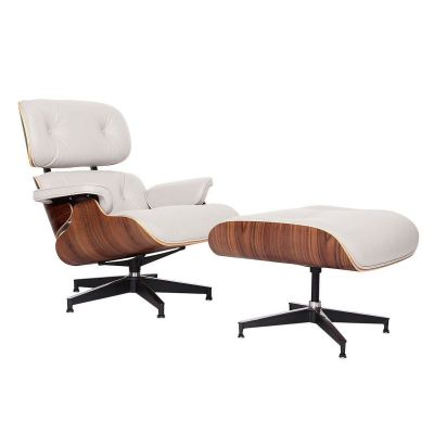 Cadeira, Poltrona Charles Eames com Puff Ecologico Legitimo Premium