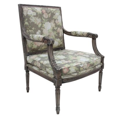 Cadeira Classic Italiana Tecido Floral em Promoo