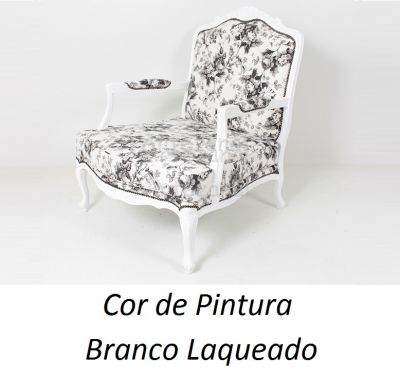 Cadeira Clssica Luiz XV entalhada Madeira Macia Capiton Premium
