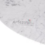 Mesa Saarinen Tulipa Jantar Oval (100X180x73cm) Carrara Venatino