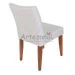 Cadeira premium Erica Linho Cinza decorativa luxo premium