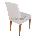 Cadeira premium Monica Linho Cinza decorativa