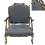 Cadeira Imperial Pintura Dourada Envelhecida em Promoo