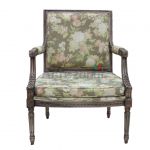 Cadeira Classic Italiana Tecido Floral em Promoo