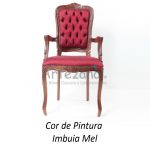 Cadeira Clssica Luiz XV entalhada Madeira Macia Capiton Premium